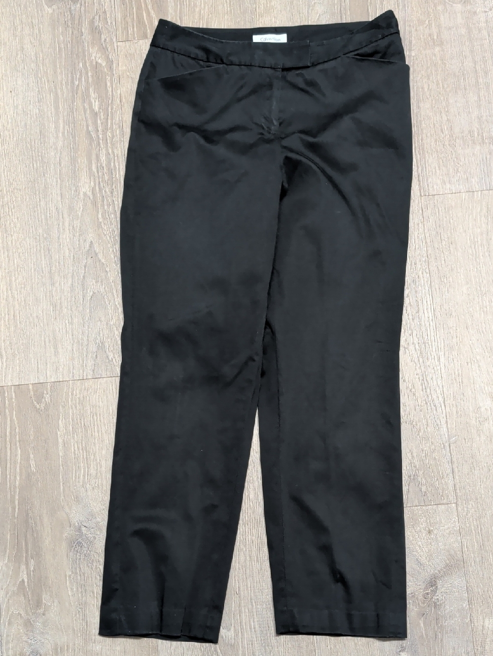 Calvin Klein Black Tailored Dress Pants 8P